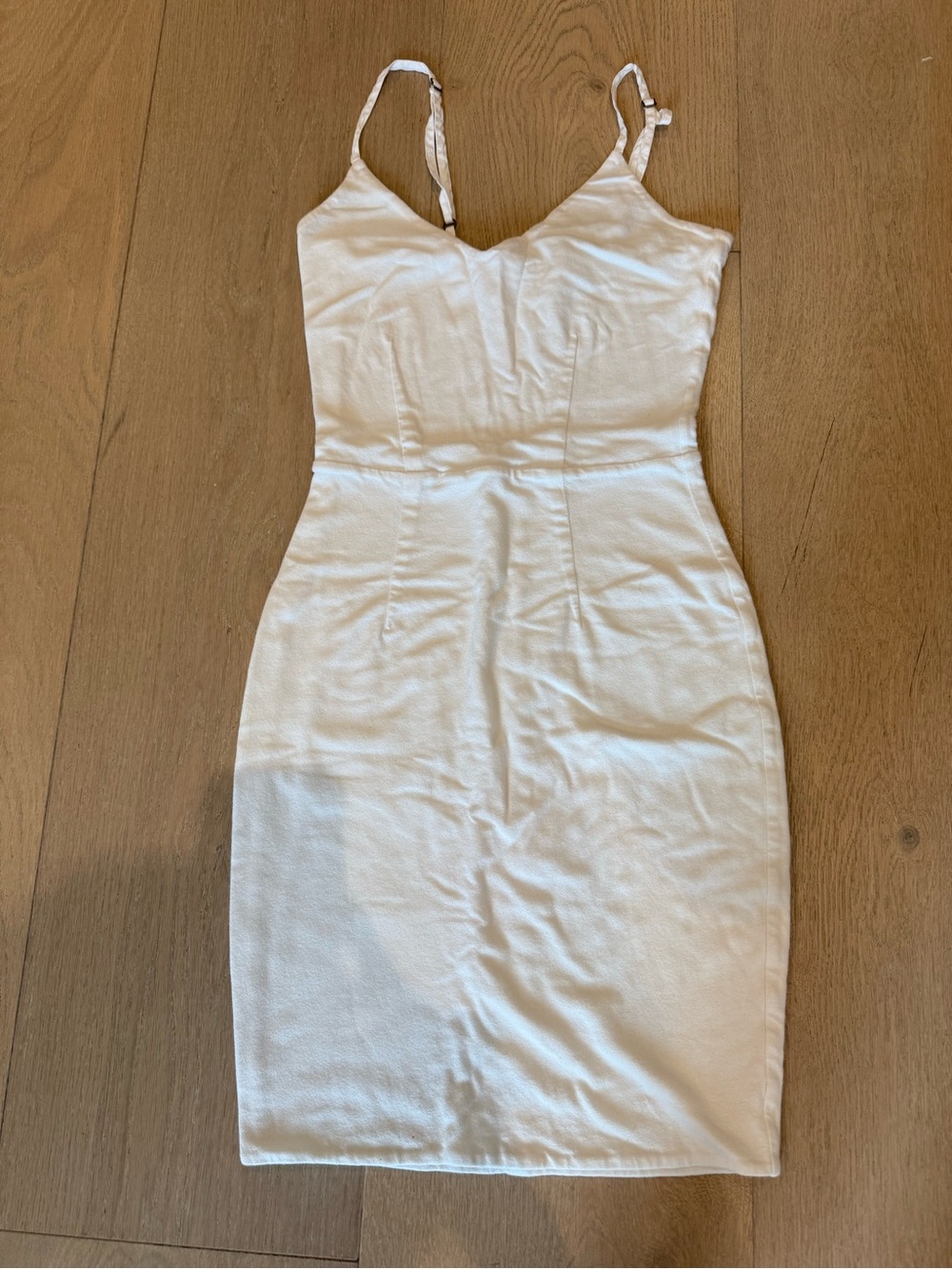James Perse White Strappy Mini Dress